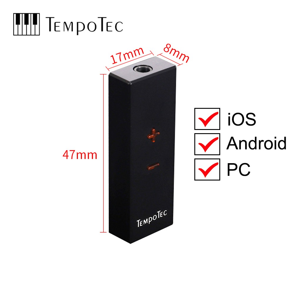 Thiết bị chuyển đổi bộ khuếch đại âm thanh tai nghe TempoTec SONATA HD PRO TYPE C TO 3.5MM DSD256 cho Android/iPhone DAC