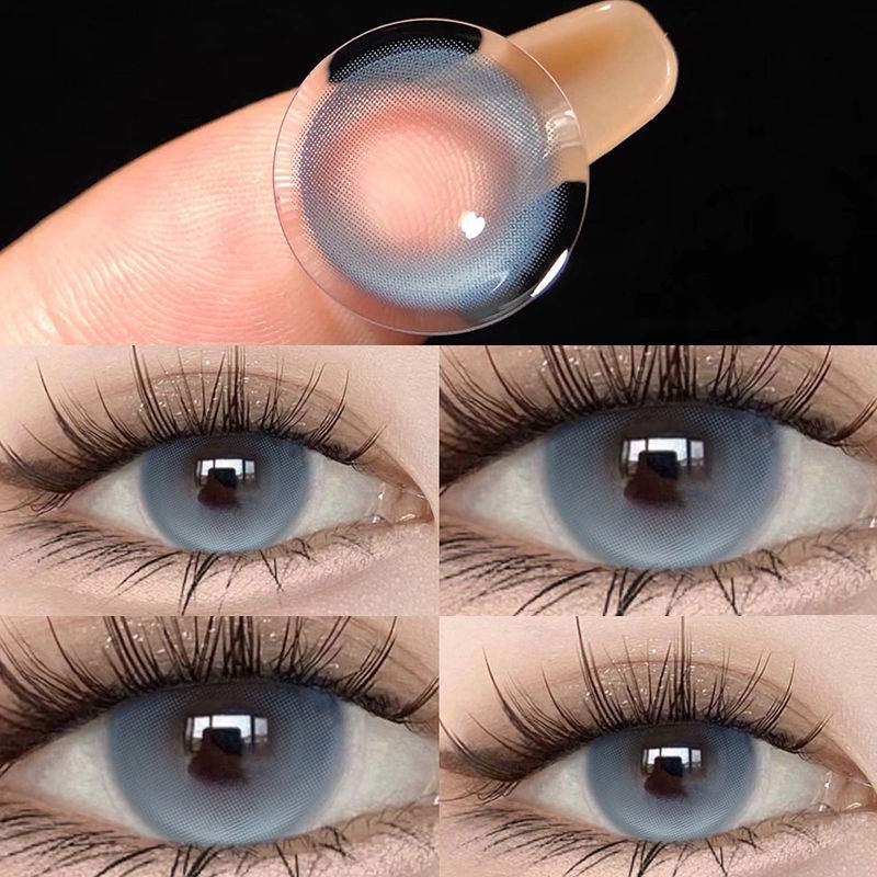 Ống kính tiếp xúc Sky Blue Loại bỏ hàng năm -0.00-8.00 Lớp