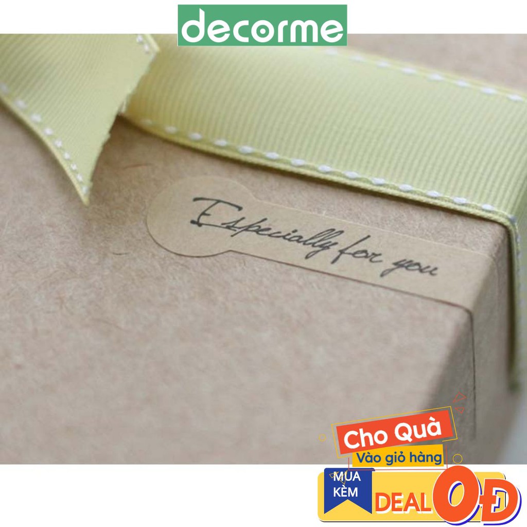 Vỉ 20 tem especially for you 7.8*1.5cm Decorme