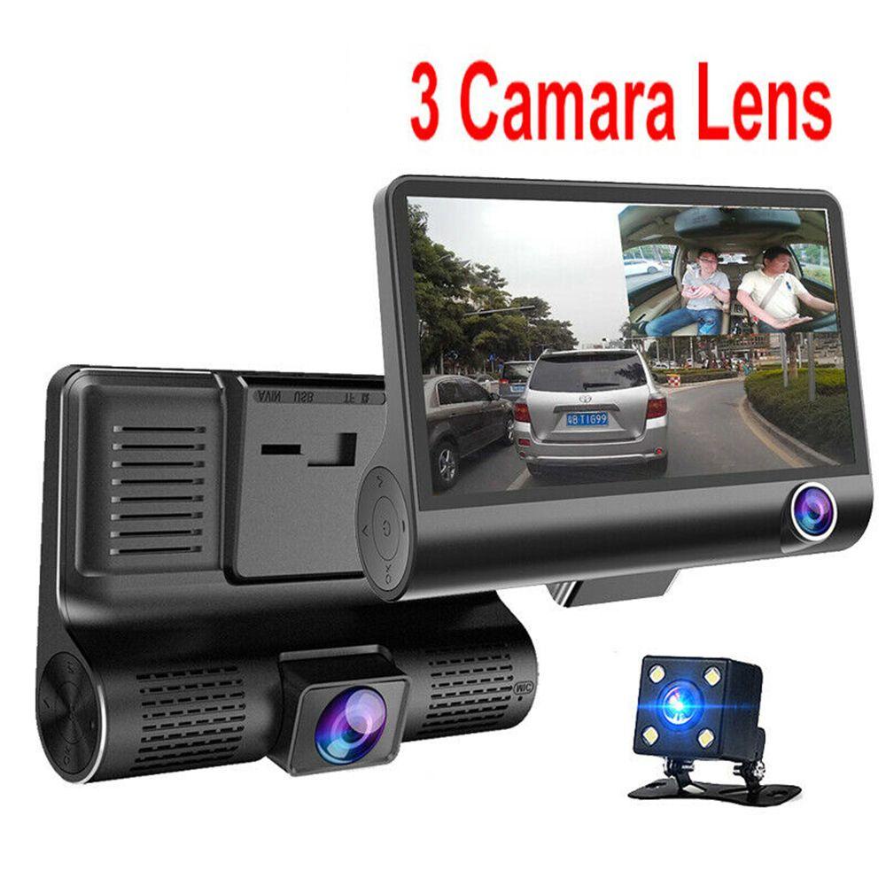 Camera Hành Trình Thấu Kính Kép Góc Rộng 170 Độ Cho Xe Hơi SHOUKEY° Camera Hành Trình 1080P 4 &quot;