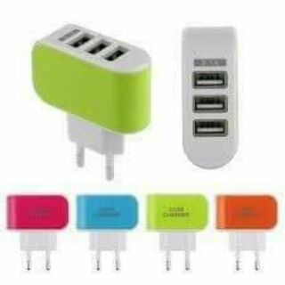 Củ sạc 3 cổng usb đa năng