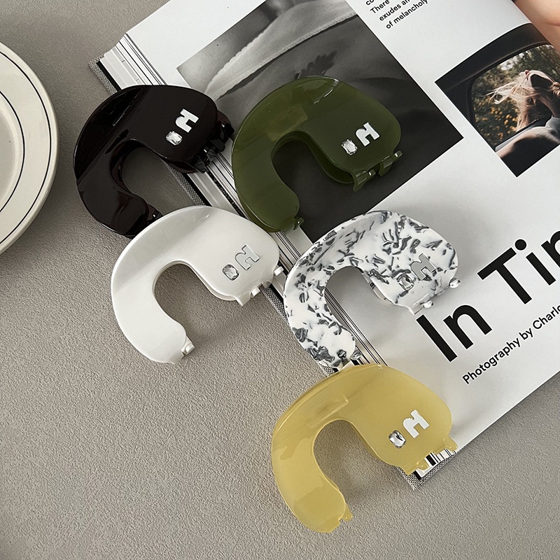 Kẹp Tóc Hình Chữ U Cỡ Lớn Họa Tiết Cá Mập Thời Trang Mùa Hè