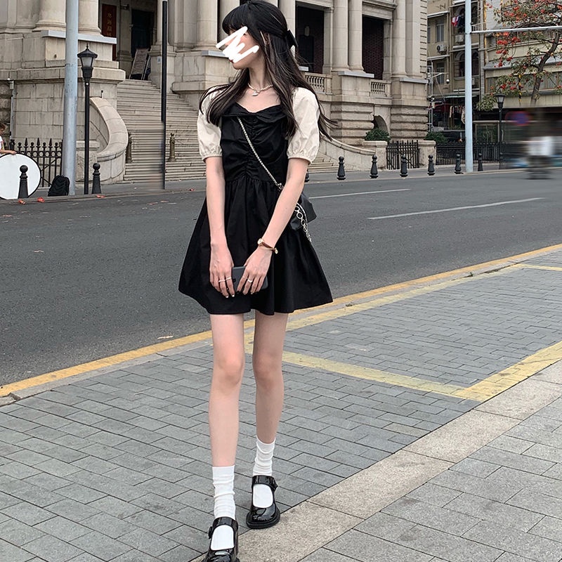 Đầm Công Chúa Mùa Hè Cổ Vuông Kiểu Pháp 2022 Mới Cho Nữ