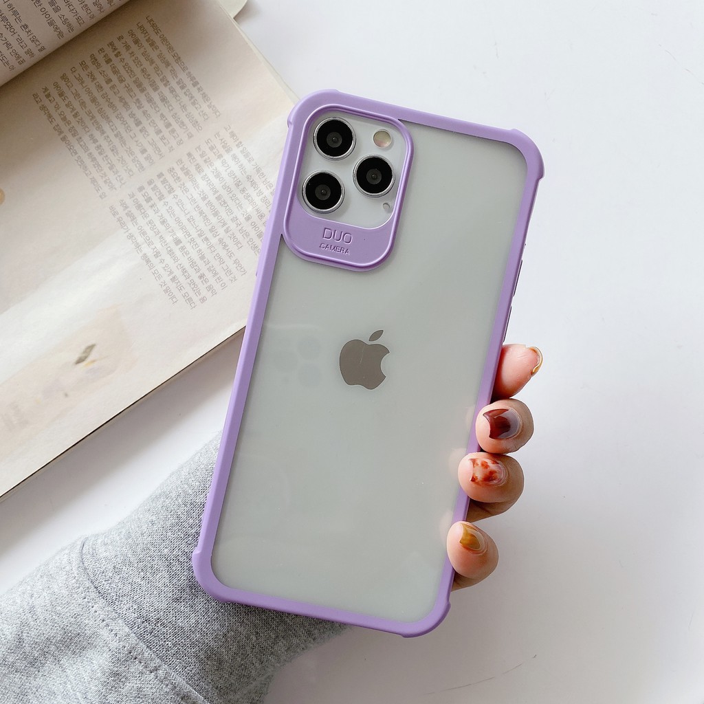 Luxury Phone Casing iPhone 11 12 Pro Max 12 Mini Anti-fall Case Soft Silicagel Fashion Shockproof Candy Colors Case