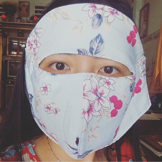Khẩu trang Ninja cotton chống nắng cho chị em
