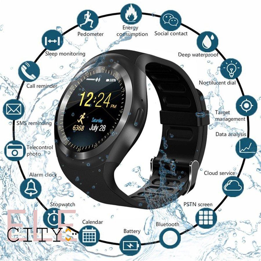 Đồng Hồ Thông Minh Y1 Màn Hình Cảm Ứng 1.54 Inch Hỗ Trợ Thẻ Sim 17ele