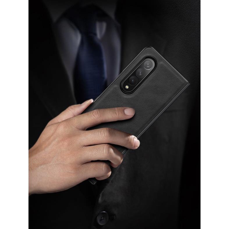 Ốp Lưng da hiệu X-LEVEL sang chảnh Samsung galaxy Z Fold 4 5G / Flip 4 5G