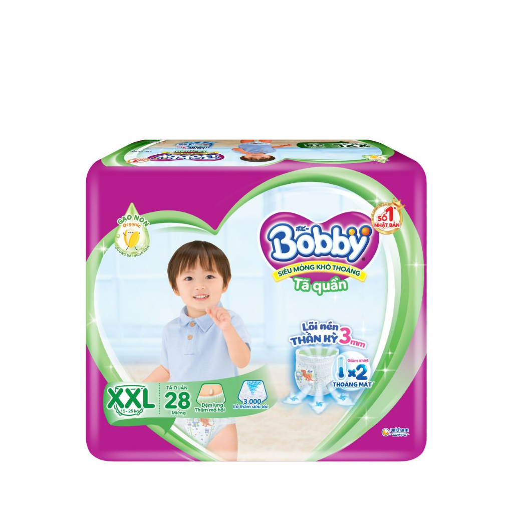 [GIFT] Tã quần Bobby XXL28