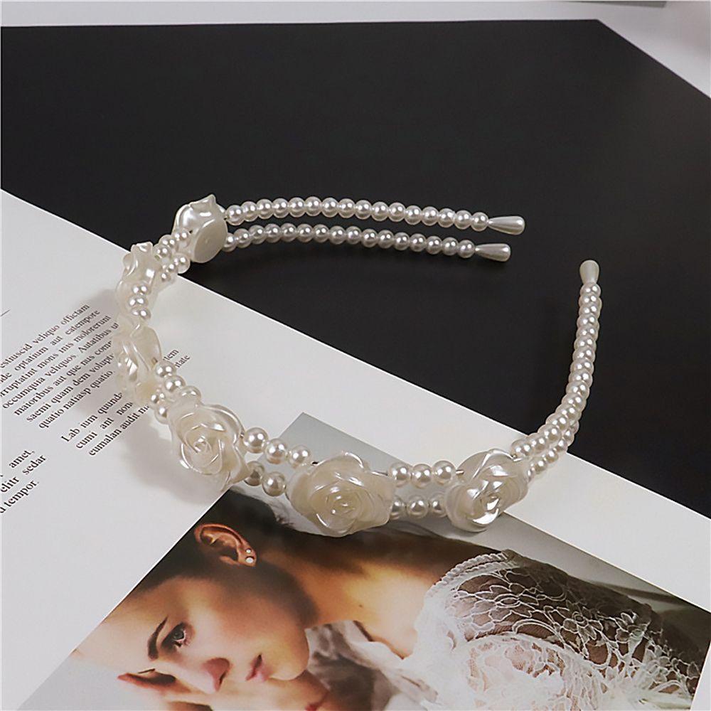 MXGOODS Băng Đô Cài Tóc Hai Lớp Phong Cách Hàn Quốc Dễ Thương Dành Cho Bạn Gái