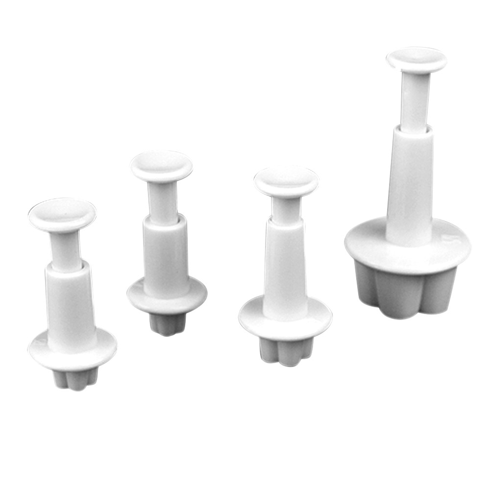 4 Khuôn Bánh Hình Hoa Mận Bằng Nhựa