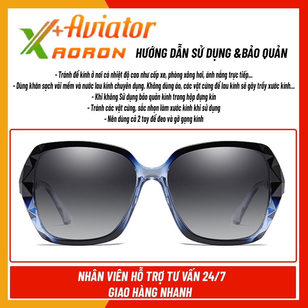 KÍNH THỜI TRANG NỮ, KÍNH PHÂN CỰC CHỐNG TIA UV 400 AORON GĐ