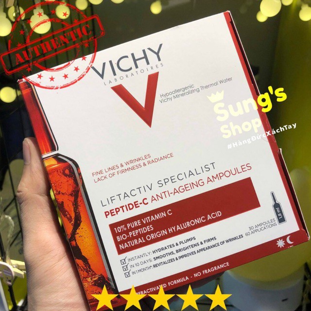 [CAO CẤP] SERUM VICHY PEPTIDE-C CHỐNG LÃO HÓA VÀ KHÔI PHỤC DA HIỆU QUẢ
