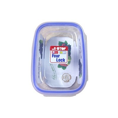 Bộ 3 hộp đựng bảo quản thực phẩm 1150ml 620ml 250ml nhựa Song Long Plastic Four Lock cao cấp - 2508 DrbStore