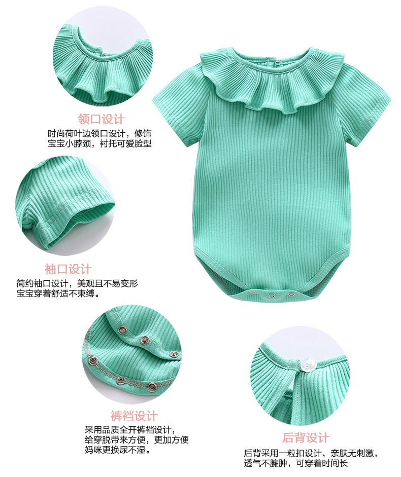 Bộ Áo Liền Quần Thời Trang Cho Bé Sơ Sinh
