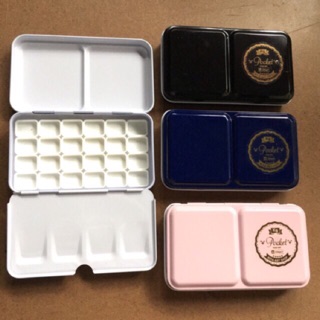 Hộp Thiếc gập 3 đựng Màu Dạng Pan chuyên dụng