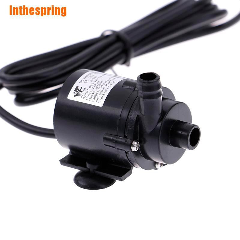 Máy Bơm Nước Mini Dc 12v 280l / H Cho Bể Cá