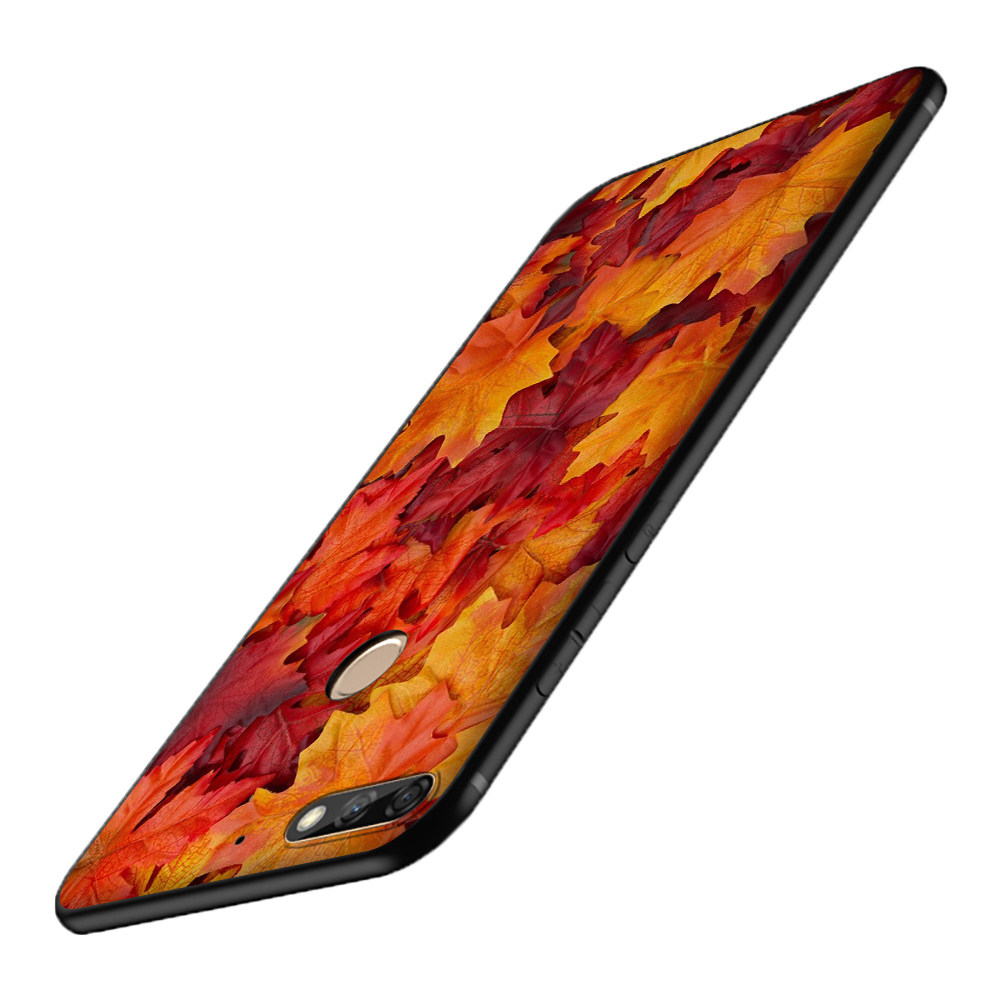 Ốp Điện Thoại Mềm Họa Tiết Hoa Mùa Thu Mp28 Cho Huawei Y6p Y5 Y6 Y7 Y9 Prime Pro 2019