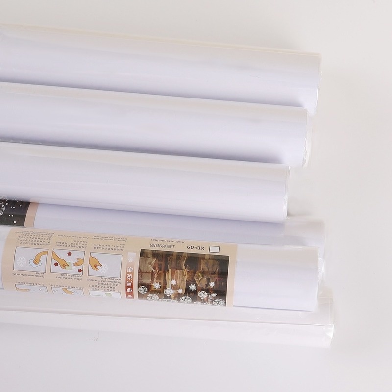 Hình dán họa tiết bông tuyết trang trí cửa sổ chủ đề Giáng sinh dễ thương