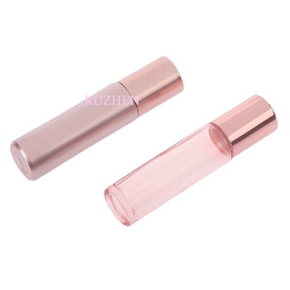 Chai rỗng 10ml dạng lăn bằng thủy tinh màu hồng