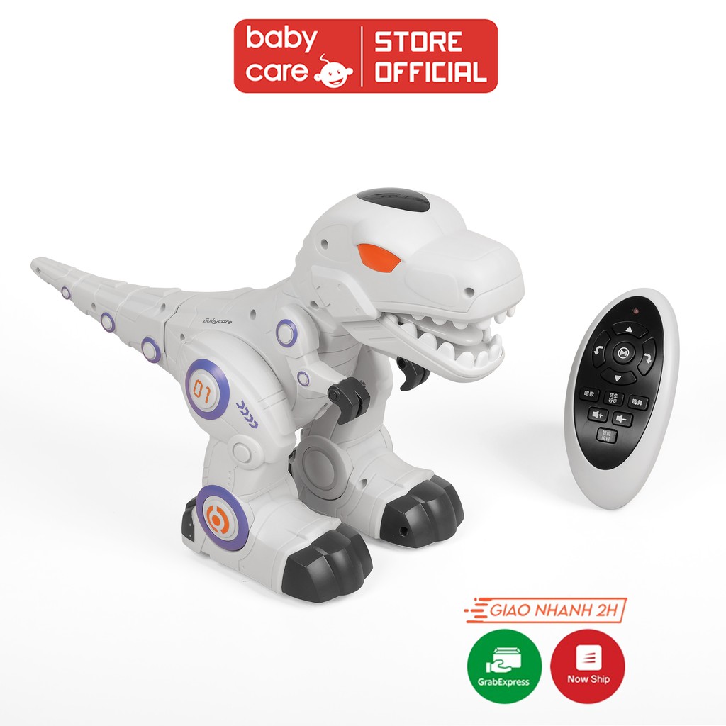 Robot khủng long bạo chúa điều khiển từ xa BC BABYCARE đồ chơi công nghệ thông minh cho bé - BC7057