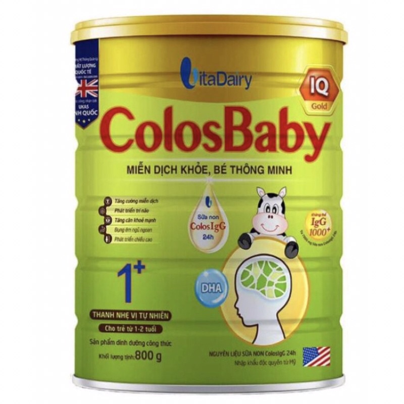 SỮA COLOSBABY IQ GOLD 0+ , 1+ , 2+ Date 2025
