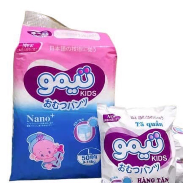 Bỉm quần Goukids combo 100m 100M/ 100L/ 100XL