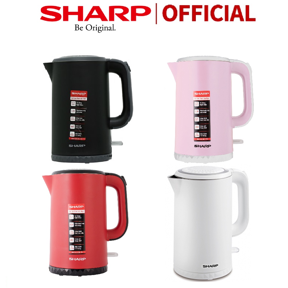 Bình đun siêu tốc Sharp 1.7 lít EKJ-17EVPS