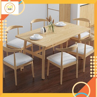 Bàn ăn chữ nhật, Bàn ăn mặt gỗ 120*60 M039