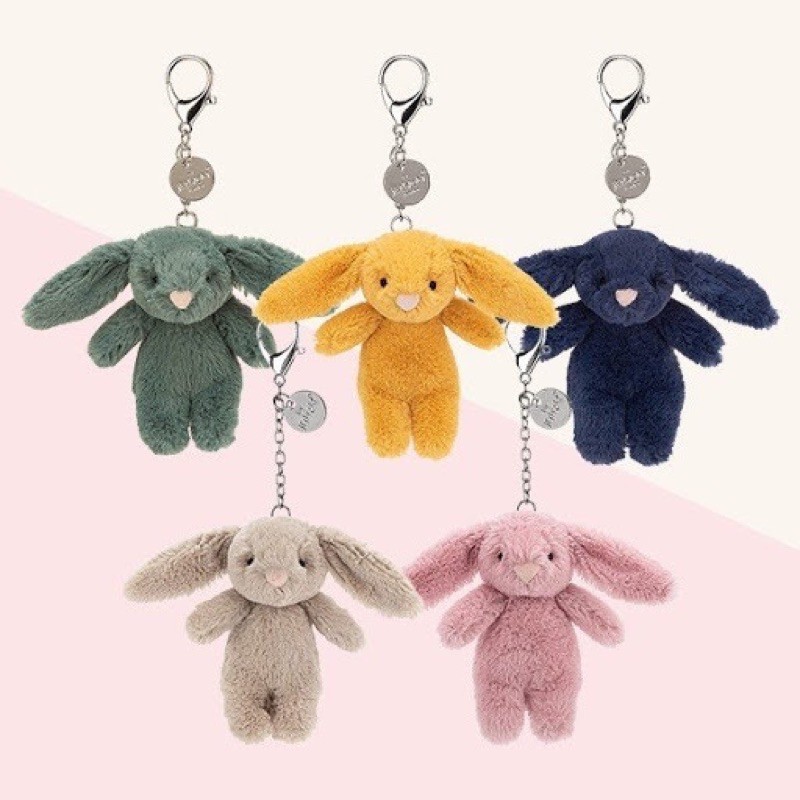 JELLY CAT | Bunny Plush Keyring (Móc khoá hình thỏ)