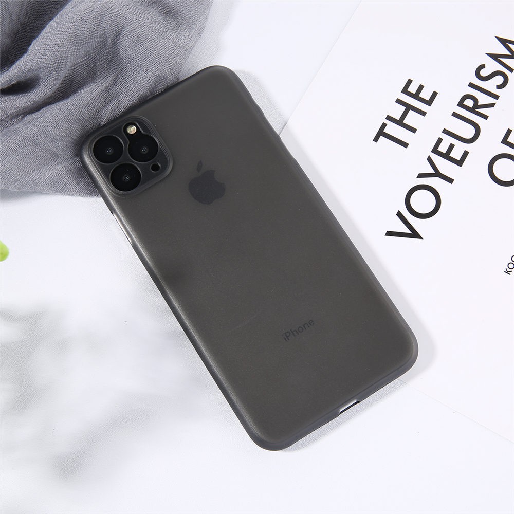 Ốp điện thoại nhám màu trơn chống va đập cho iPhone 11 Pro X Xr Xs Max 6 6S 7 8 Plus