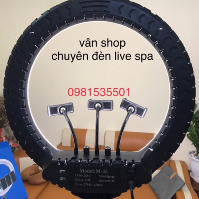 Đèn led live  phun săm spa make up trang điểm chụp ảnh