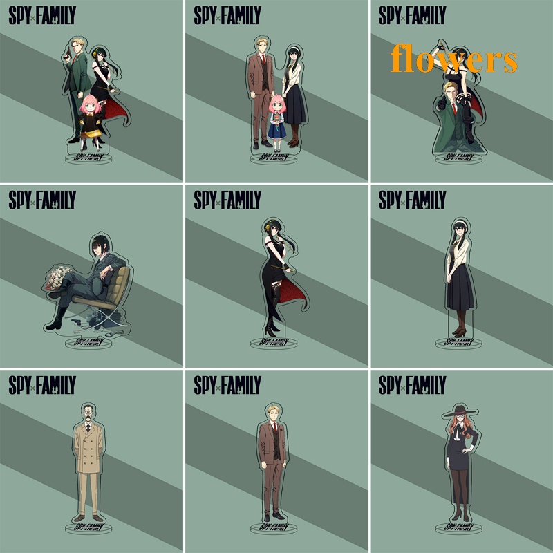 Mô Hình Nhân Vật Anime Spy X Family Có Giá Đỡ Bằng Acrylic Dùng Làm Quà Tặng Sinh Nhật