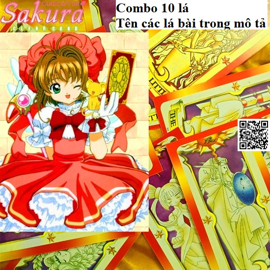 10 Thẻ bài Sakura Clow tỉ lệ thực với trong Phim loại to Cardcaptor Clear Card thẻ bài thủ lĩnh 1459