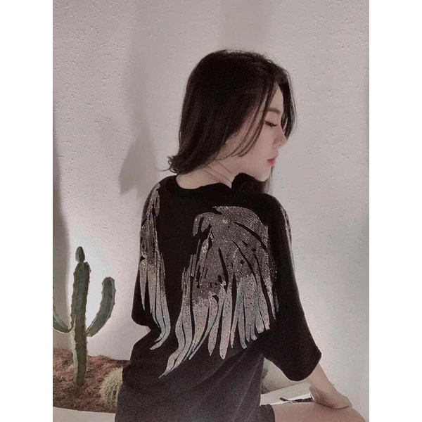 ⚡️ 𝐅𝐑𝐄𝐄 𝐒𝐇𝐈𝐏 ⚡️Áo Phông Nam Mc Burlon hoạ tiết cánh chim scap new