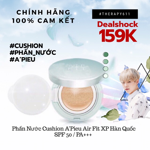 [HOT]..::✨Phấn Nước Cushion A’Pieu Air Fit XP Hàn Quốc SPF 50/ PA+++✨::..