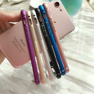 Metallic Bumper Cover iPhone11Promax Ốp điện thoại viền kim loại phong cách trung hoa cho XSMAX SE2020 XR 7 8 Plus 6s XS