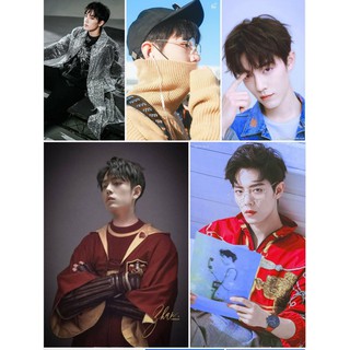 Decal dán tường trang trí laptop điện thoại khổ A4-A5-A6 Tiêu Chiến - Poster Xiao Zhan có sẵn keo tự do chọn mẫu
