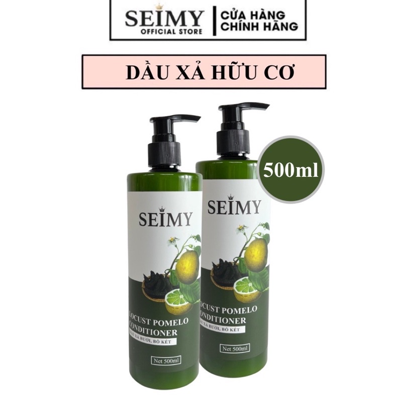 Dầu xả bồ kết, bưởi hữu cơ SEIMY - Locust Pomelo Shampoo giúp mái tóc mềm mượt, giúp mọc tóc nhanh