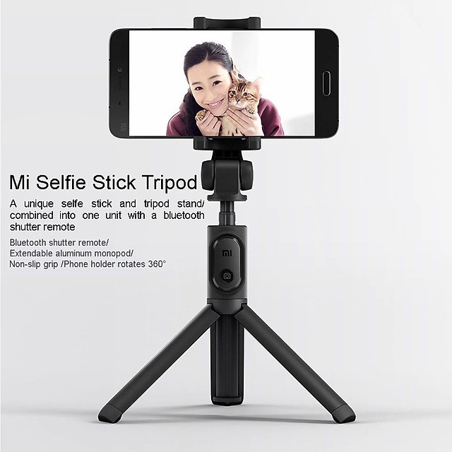 Gậy tự sướng Bluetooth Xiaomi Selfie Tripod Stick - Hàng nhập khẩu - Hộp xấu