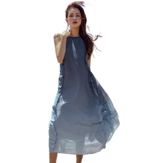 Olv - đầm sky blue ombre dress