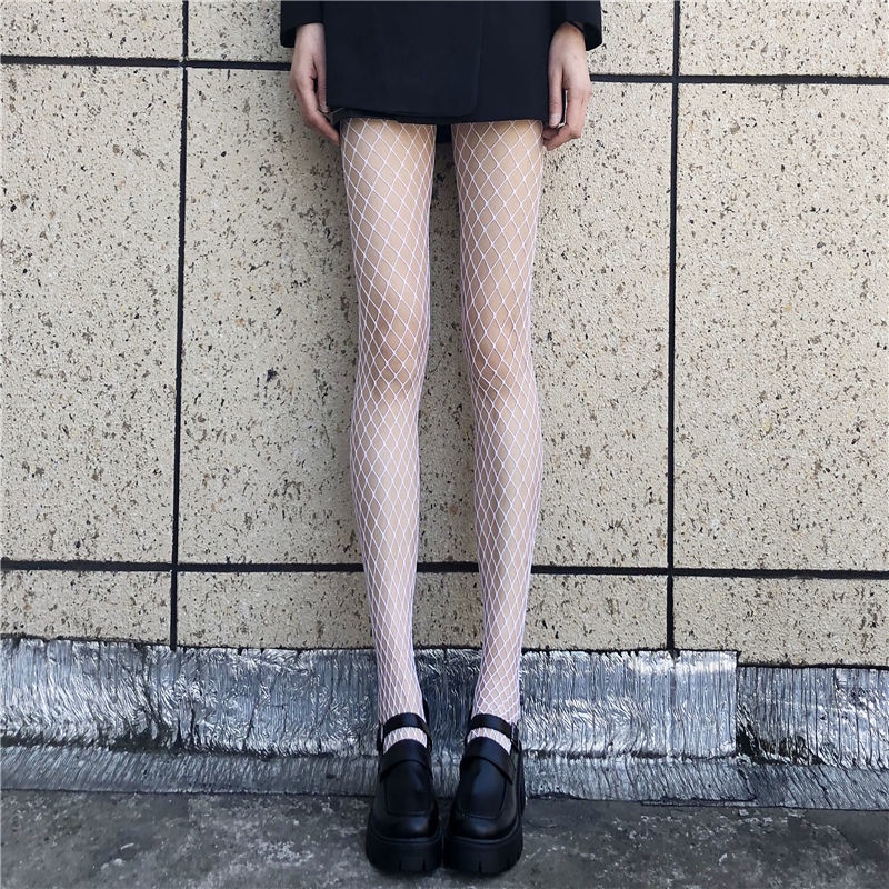 Hot Selling Sexy Fishnet  Body Stockings Fish Net Pantyhose Mesh Nylon Tights Lingerie Skin Thigh High Waist Hosiery