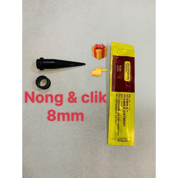 🎁 Bộ khuyên tai và clik 4mm 🎁