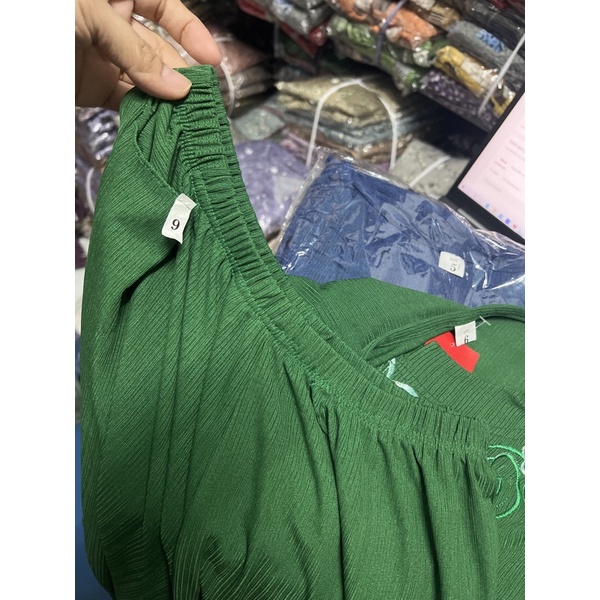 {XẢ KHO] Đồ Bộ trung niên mặc ở nhà thêu hoa quần dài size 50- 75kg cho mẹ, cho bà, người già