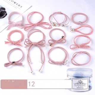 Set 12 dây buộc tóc hàn quốc siêu hót