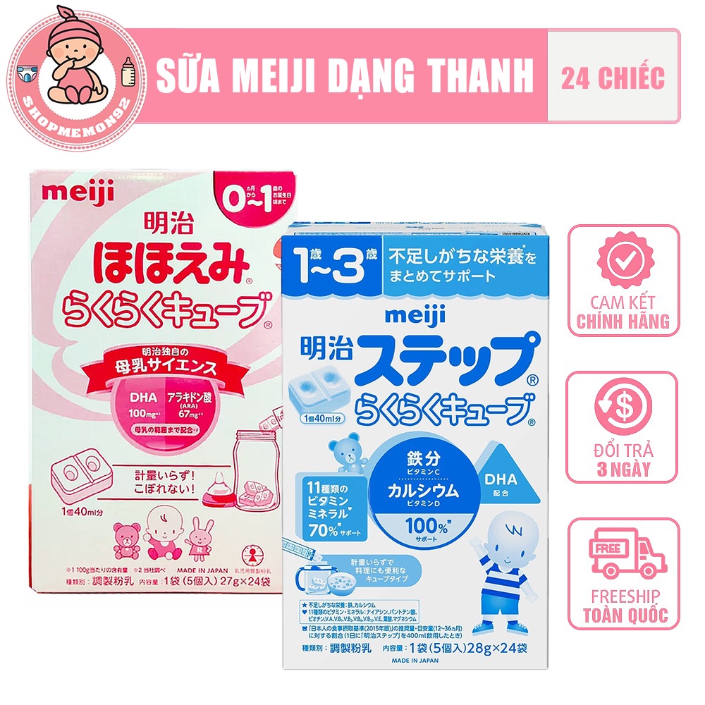 Sữa MEIJI 24 THANH 648g nội địa Nhật