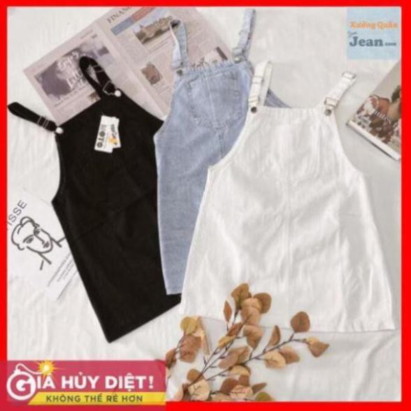 Cato123 A1 Yếm Váy Jean Rộng 2 Dây Cao Cấp 3 Màu Cá tính 3 size Ms: 093