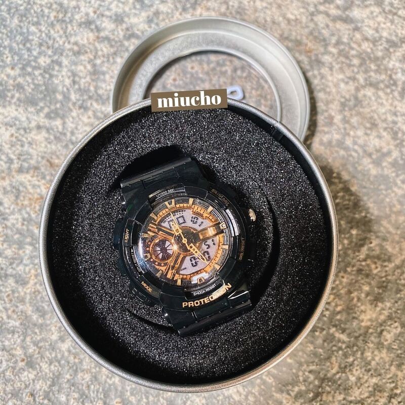 [Mã FASKT4 giảm 10K đơn 50K] Đồng hồ nữ thể thao dây cao su chống nước DH169 Miucho