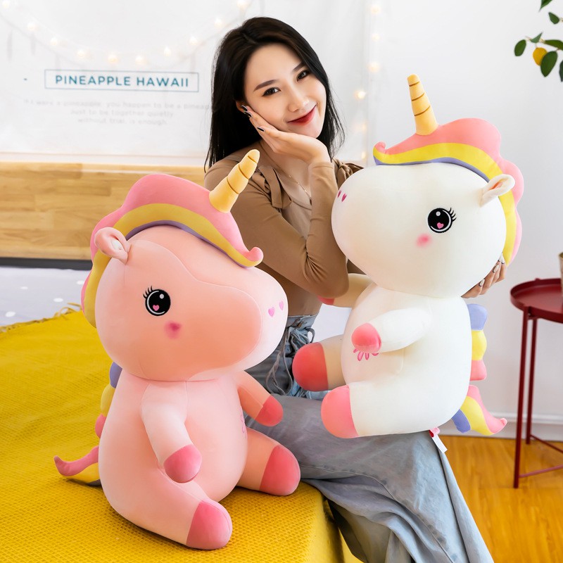 Gấu Bông Kì Lân - Thú Nhồi Bông Ngựa Unicorn Hàng Cao Cấp