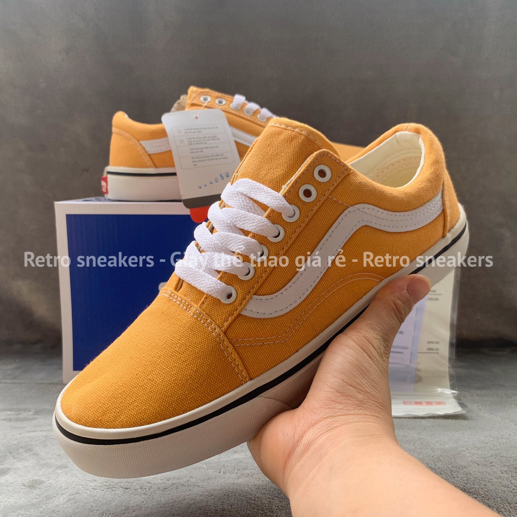 [1:1 full box] Giày thể thao nữ VÀNG đi học, đi chơi cực chảnh đủ hộp, bill, tag 11