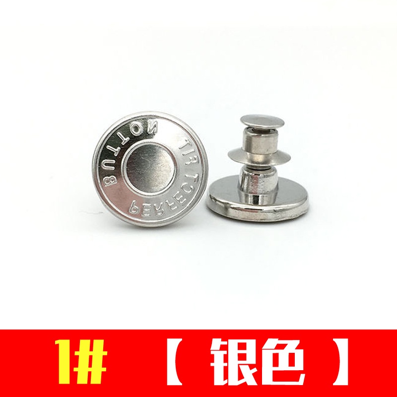 Nút Kim Loại Gắn Thắt Lưng Quần Họa Tiết Hoa Có Thể Tháo Rời